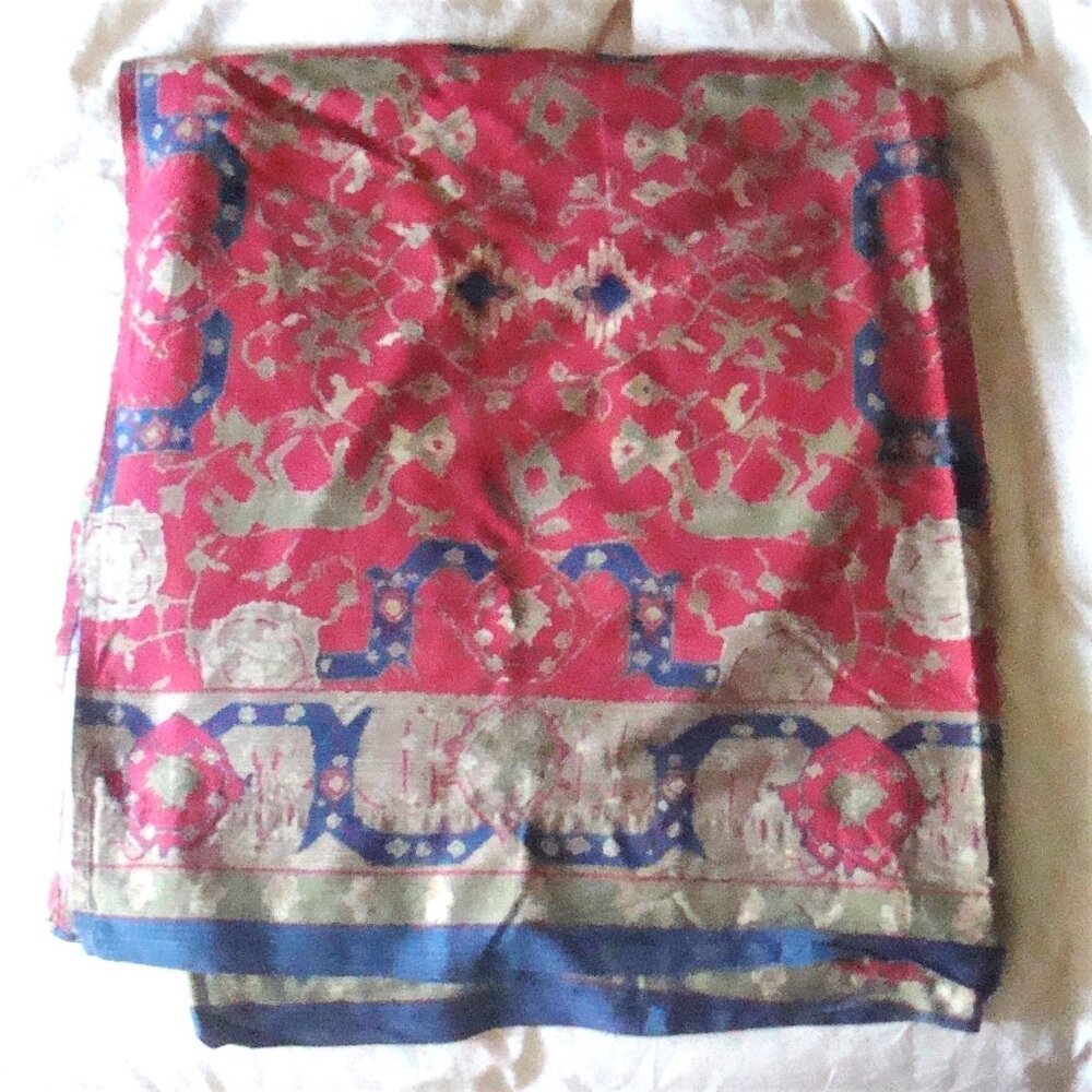 Ralph Lauren Blue Label CONSERVATORY Exotic Print Queen Flat Sheet - Picture 2 of 11